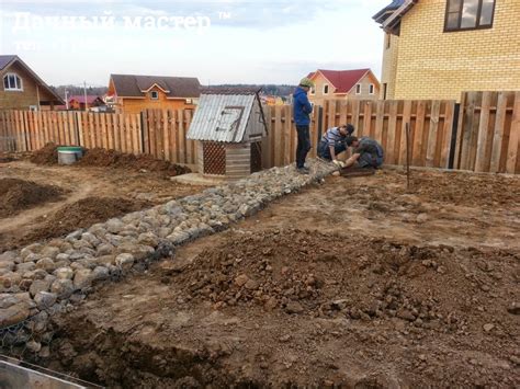 Проверка уклона участка для установки