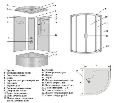 Сборка душевой кабины