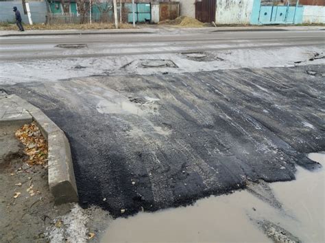 Старый асфальт: залить бетон