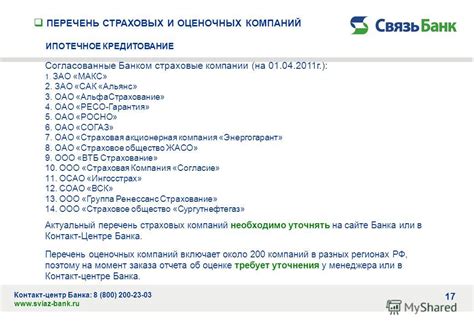 Шаг 4. Контакт с банком для уточнения